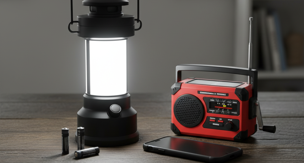 Dispositivos de comunicación y linterna